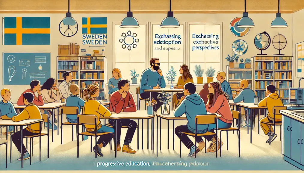 A Swedish classroom where students and teachers engage in open discussions about sexuality, emphasizing respect and communication